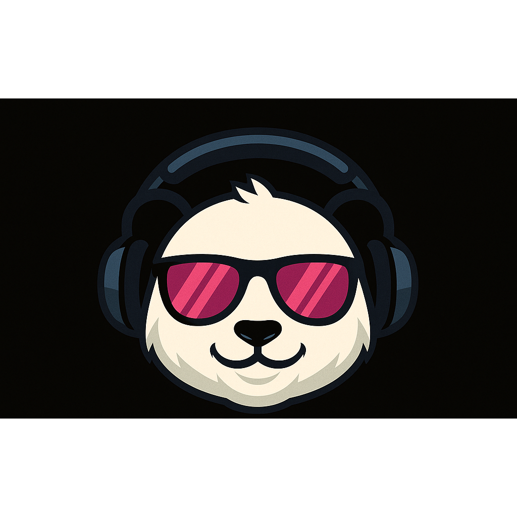 Groovy DJ Panda head